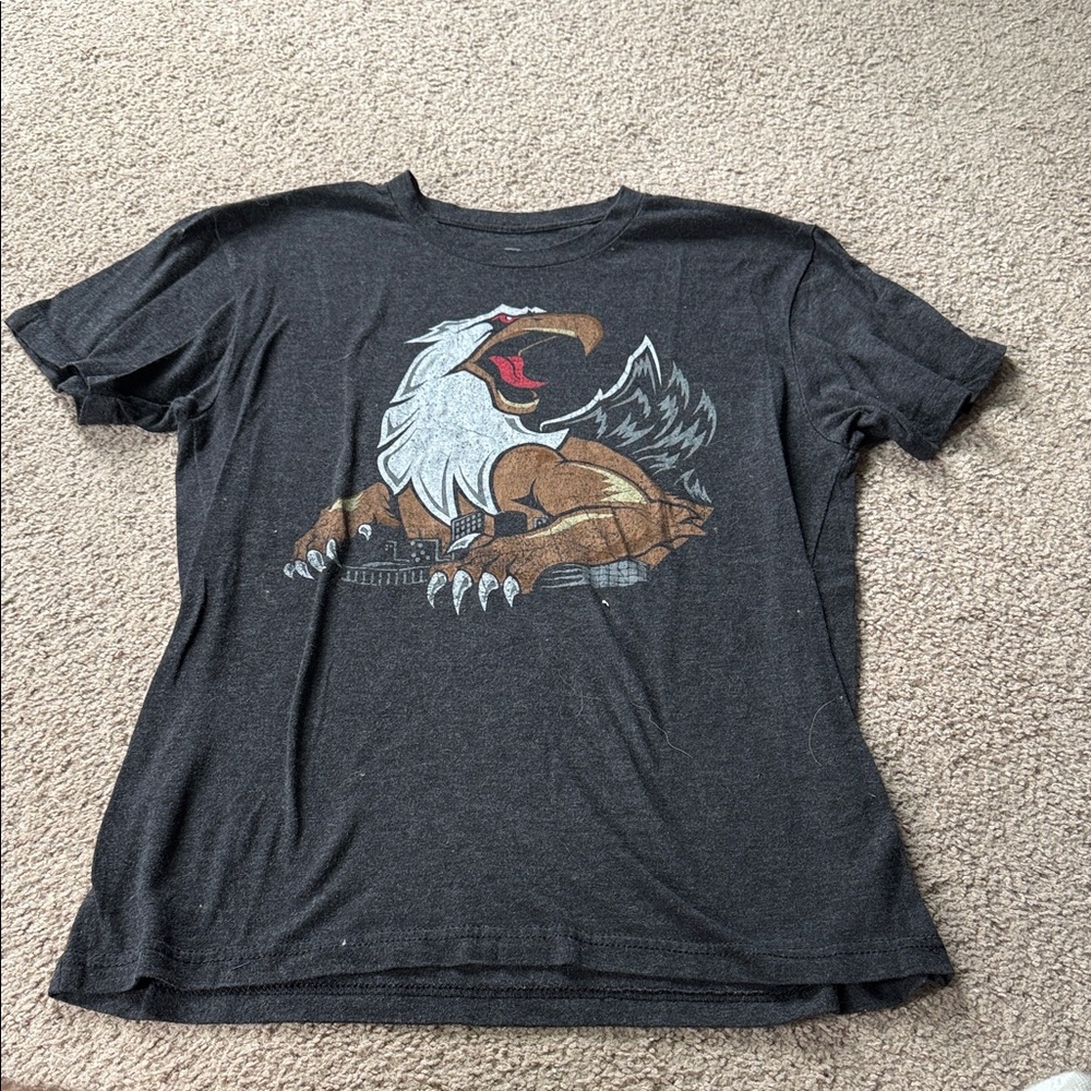 Graphic T-Shirt with Eagle Design
